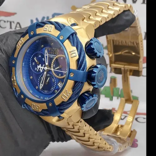 Invicta thuderbolt banhado a ouro 18k