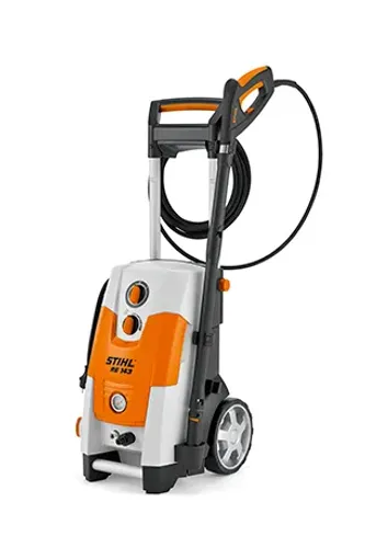 Lavadora de alta pressão Stihl RE 143 de 2.9kW com 150bar de pressão máxima