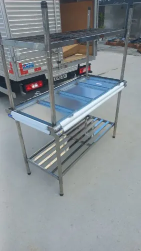 A. Bancada de inox pronta entrega barato