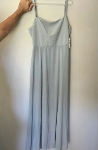 Vestido de Festa/Madrinha - Azul Serenity
