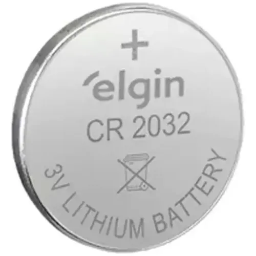 Pilha Lítio 3,0V mAh - CR2032 - Elgin