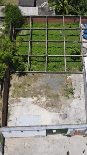 Terreno já com fundação pronta 