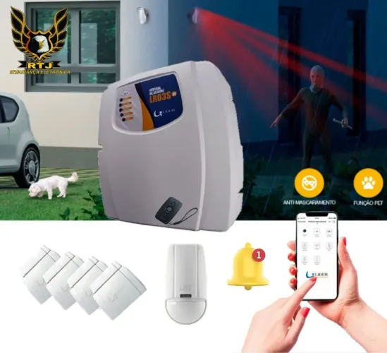 Kit de Alarme para Residência e Comércio