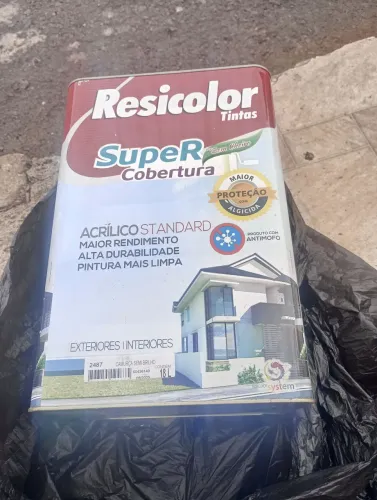 Tinta Resicolor semi brilho 