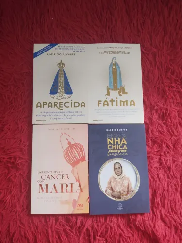 Livros Religiosos: Aparecida, Fátima, Maria e Beata
