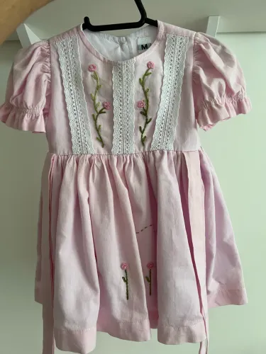 Vestido menina 100% algodao