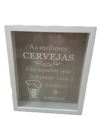 Porta Tampinhas de Cerveja Momentos Inesquecíveis