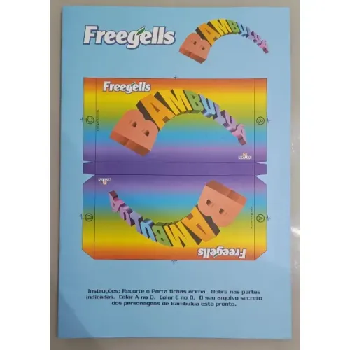 Álbum de Figurinhas Freegells Bambuluá (2002) Incompleto