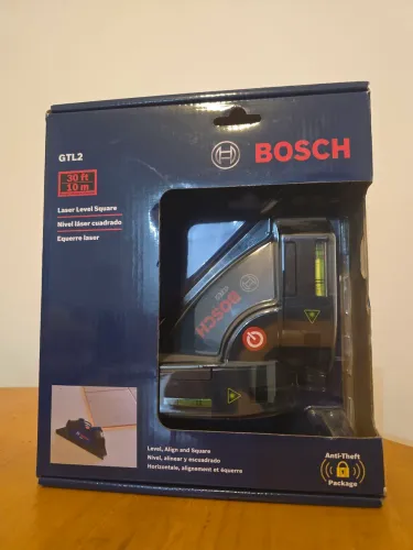 (PROMOÇÃO) Nível a laser BOSCH GTL2, Lacrado, NF, Garantia 