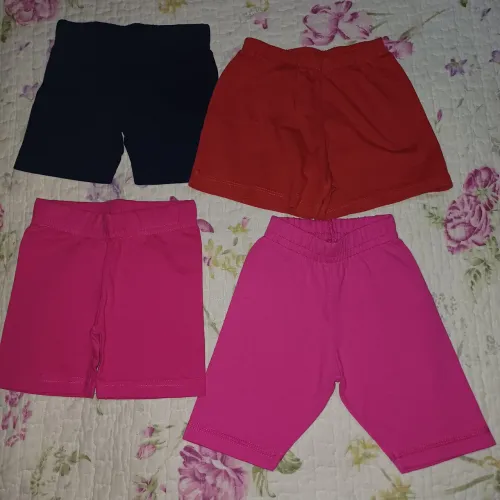 4 Shorts e 1 saia de marcas variadas
