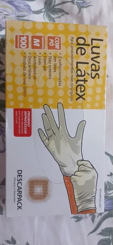Luva descartáveis 10 caixas