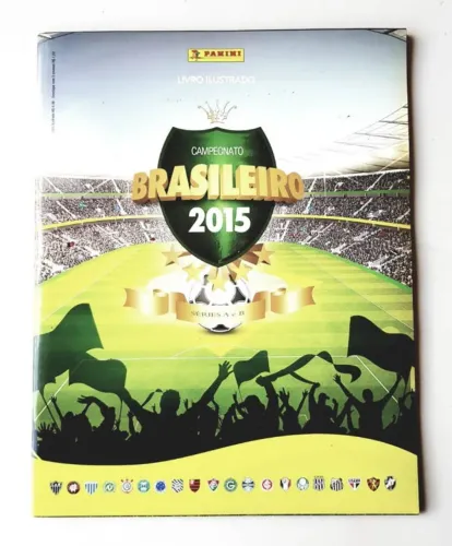 Álbum De Figurinhas - Campeonato Brasileiro 2015 - Com 244 Figurinhas Coladas - 2015