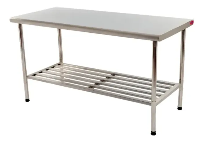 Mesa de Serviço Inox Desmontável 1,50 x 0,70 Imeca