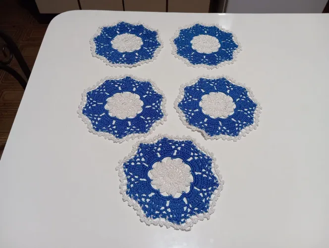 5 Paninhos Crochê