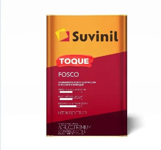 Tinta Branca Fosca Suvinil Toque 18L - Acabamento Perfeito