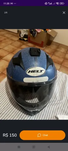 Capacete Helt Número 58 estado de novo 