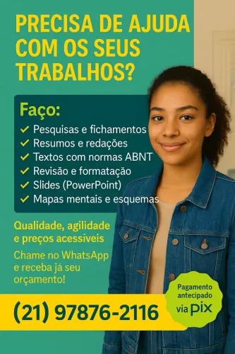 Faço seus trabalhos acadêmicos