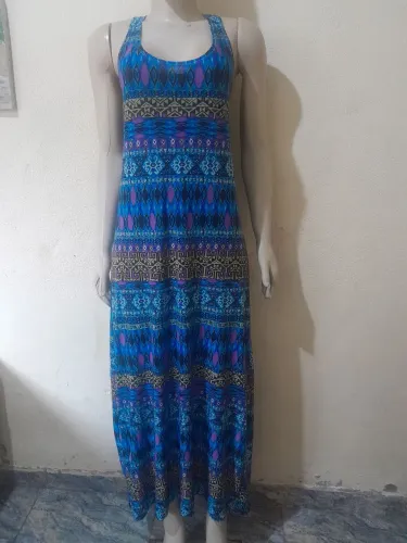 Vestido Longo Azul
