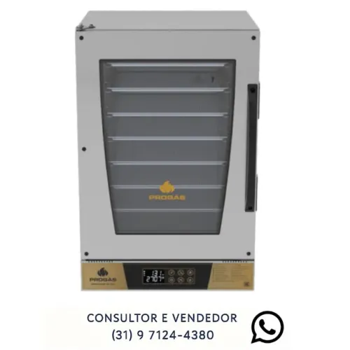 Forno Turbo Elétrico Fast Oven Plus Dourado Progás 220v