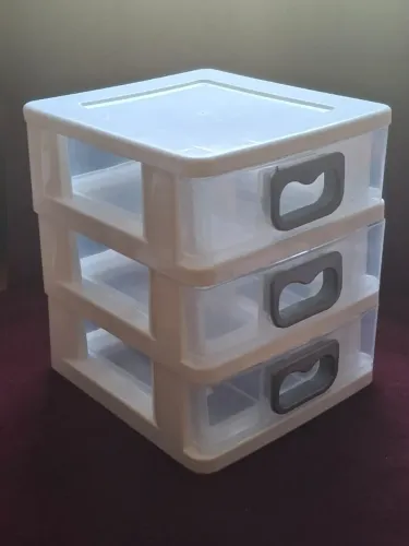 mini gaveteiro de plastico