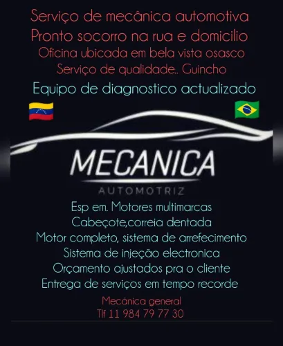 Serviço de mecânica automotiva pronto socorro 