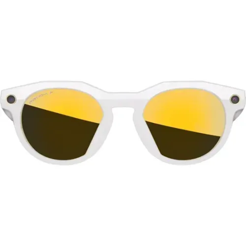 Óculos de Sol Smart Oakley Meta HSTN Edição Limitada Polarizado - Warm Grey/Prizm 24K