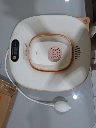 Bacia para banho de assento em silicone com termostado
