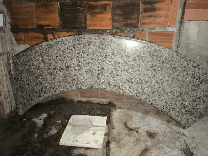 Balcão de Granito Curvada