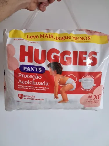 FRALDA HUGGIES ROUPINHA G ou XG
