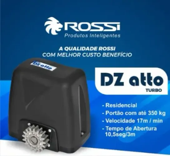 Motor de Portão Rossi DZ Atto Turbo - Residencial