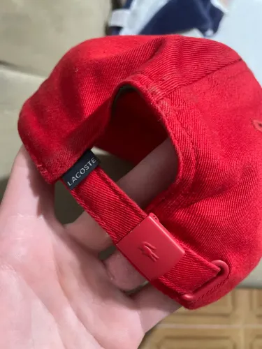 Boné Lacoste de Gabardine de Algodão