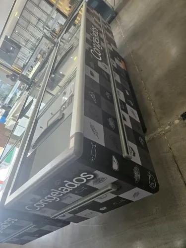 ilha de congelados para mercado 820L 3 metros