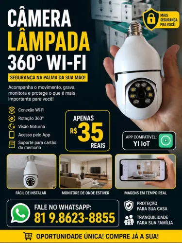 camera rotativa 360g  35 REAIS 