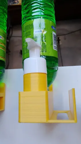 Dispensador de detergente universal 2 em 1 Dispenser e porta esponja de parede