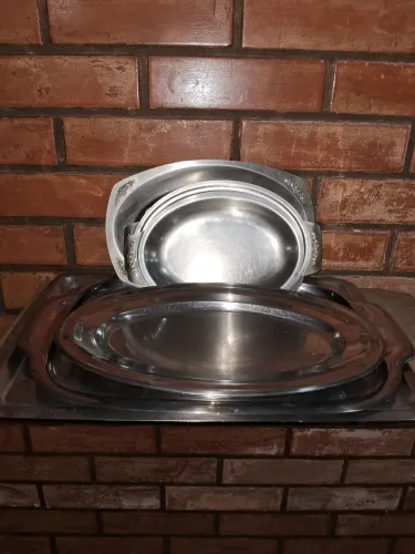 Bandeijas e travessas inox