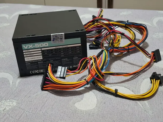 Fonte Aerocool VX-500 500W Bivolt - EM BANGU, RJ