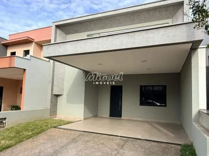 Casa em Condomínio, à venda, Água Branca - 3 quartos Residencial Tomazella - Piracicaba/SP