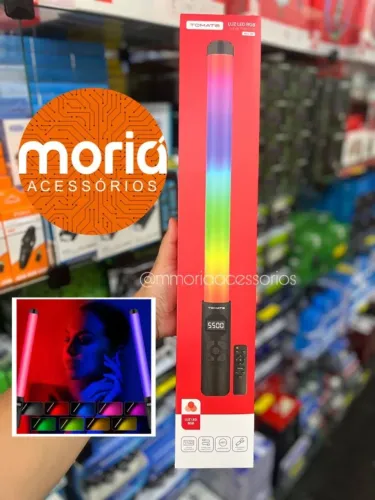 Bastão De Led Iluminação Foto Recarregável C/controle Remoto
