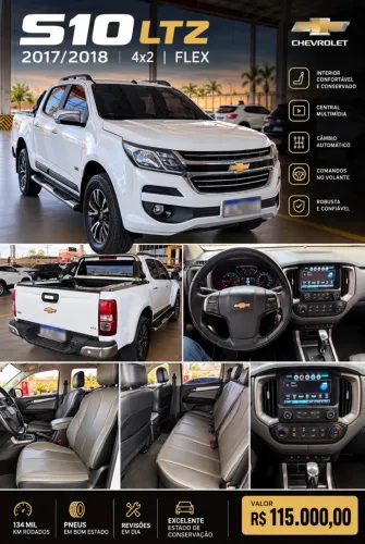 Chevrolet S10 Pick-up LTZ 2.5 Flex 4X2 CD Aut. 2018