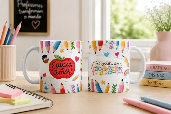 Caneca personalizado dia dos professores ?