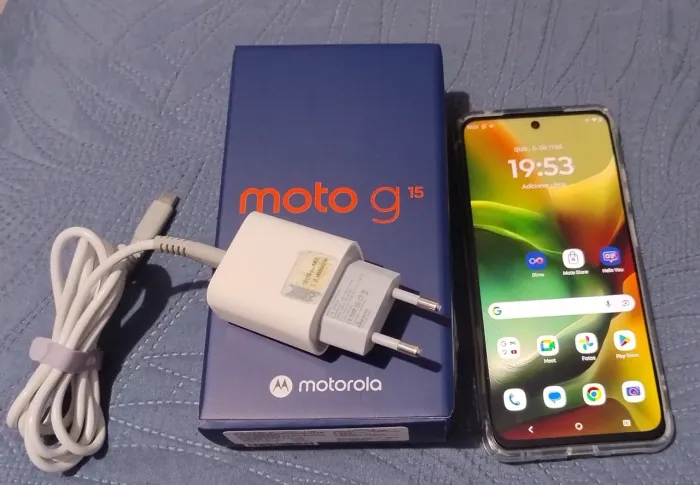 Celular moto g15 verde 