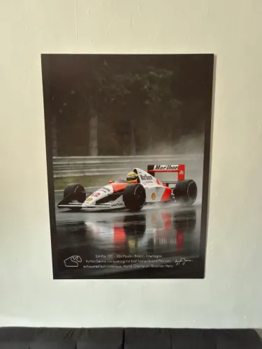 Quadro do Ayrton Senna 50X70CM