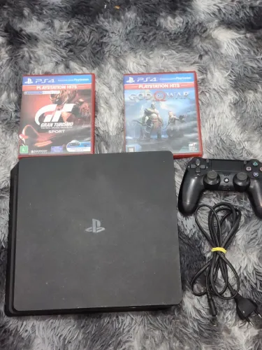 PS4 SLIM COM JOGOS