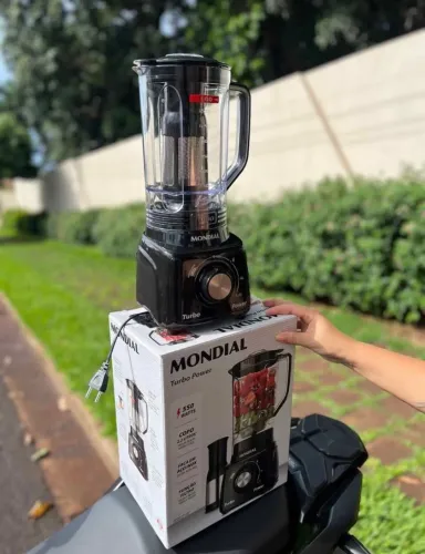 Liquidificador Mondial Turbo na Caixa 550w 
