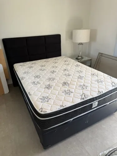 Cama Box + Colchão + Cabeceira