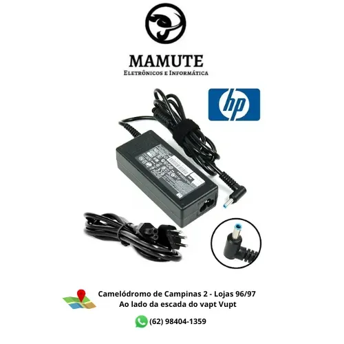 Fonte Carregador Notebook Hp Envy Ultrabook 19.5v Pino Azul