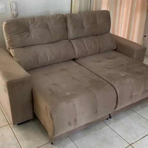 Sofá Retrátil reclinável 3080 - Bege