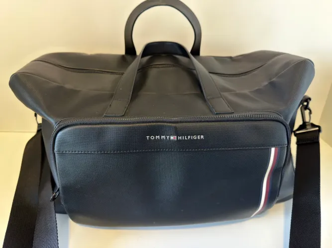 Bolsa de Viagem Tommy Hilfiger Original Preta