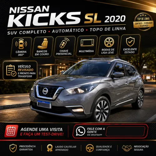 Nissan Kicks SL 1.6 16V Flexstar 5P Aut. 2020