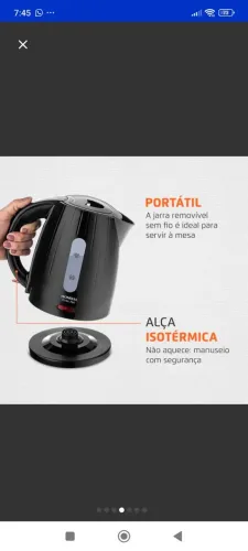 Chaleira elétrica NOVA LACRADA!